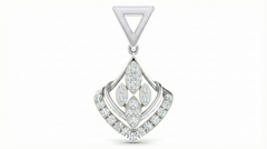 18K Gold & Diamond Partywear Pendant Set KRA40017P