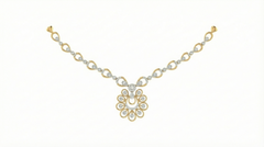 14K Gold & Diamond Dailywear Necklace Set KRB44109N-A
