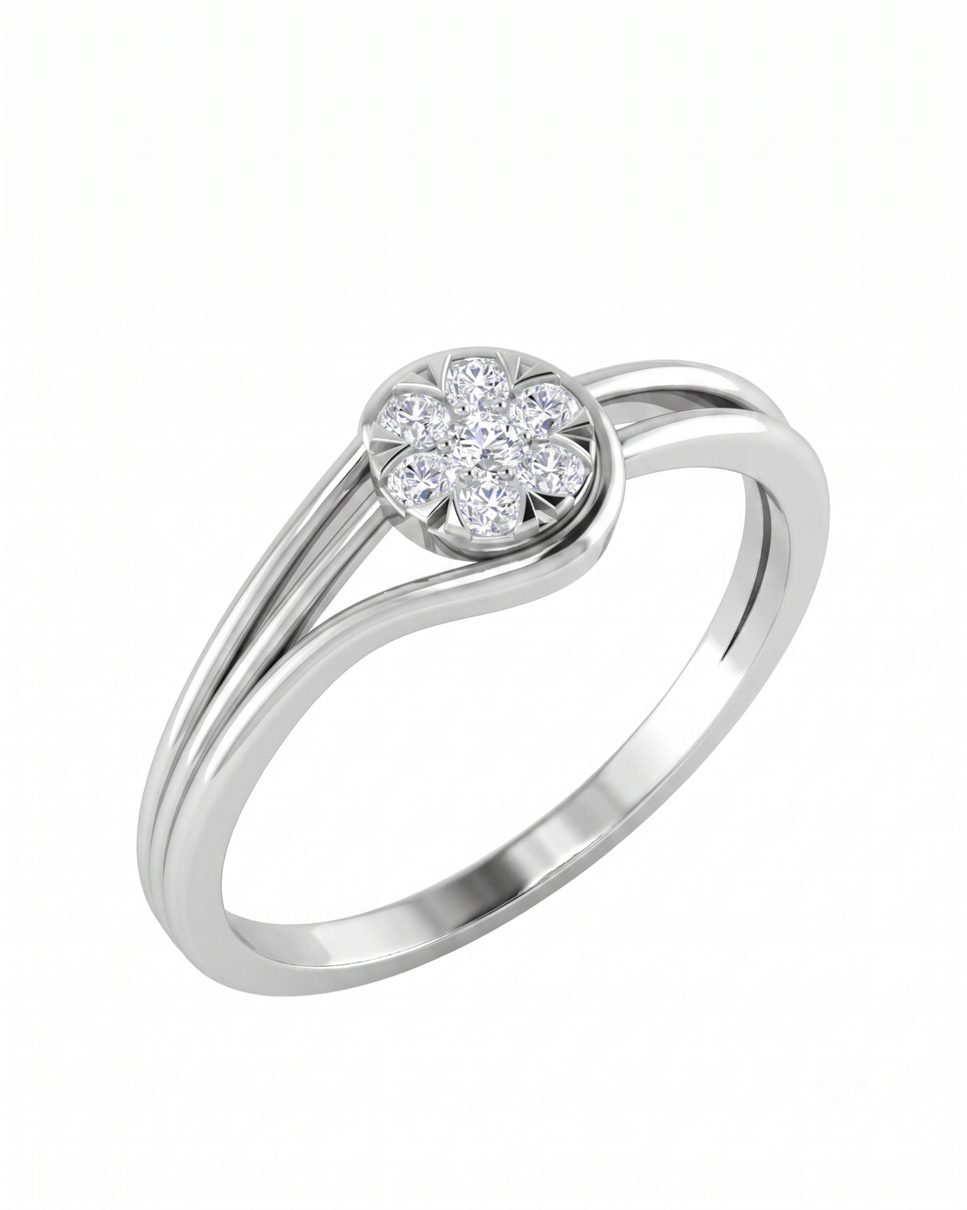 Gold & Diamond Ring For Women KRC10274