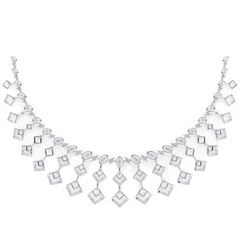 14K Gold & Diamond Choker Necklace Set KRH44127N
