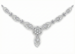 14K Gold & Diamond Dailywear Necklace Set KRB44054N