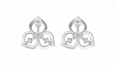 18K Gold & Diamond Women Stud Earring KER-04