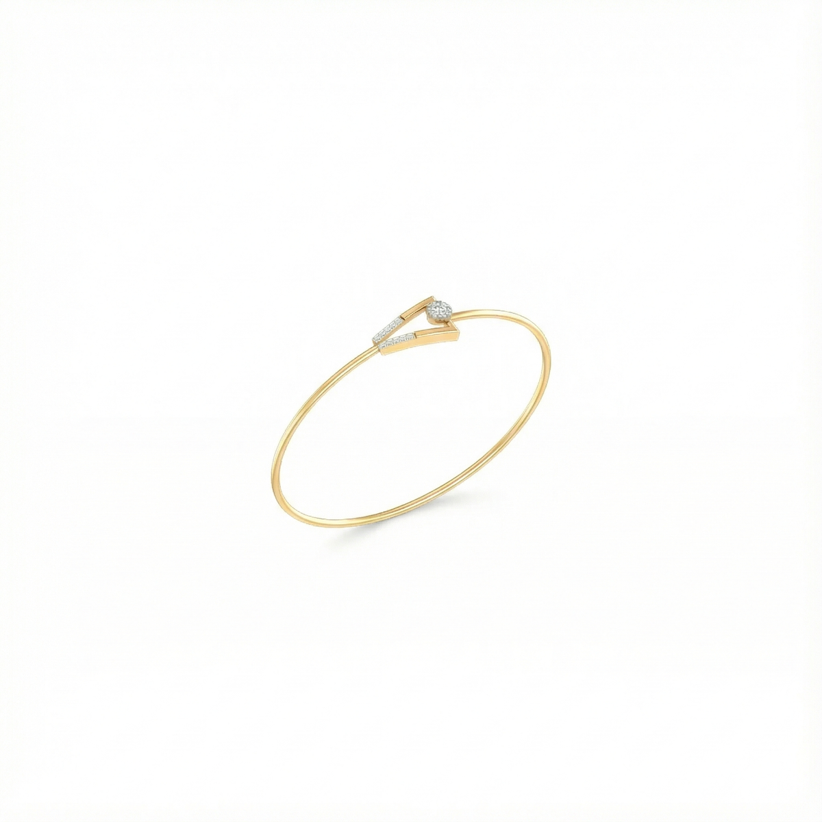 18K Gold & Diamond Women Bracelet PLBR-02