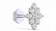 18K Gold & Diamond Stud Nose Pin KRA50183