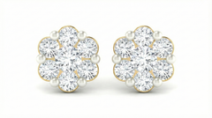 18K Gold & Diamond Women Stud Earring KRA40101E
