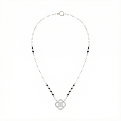 18K Gold & Diamond Beaded Mangalsutra For Women KRE90102