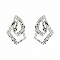 14K Gold & Diamond Women Stud Earring KRH44130E