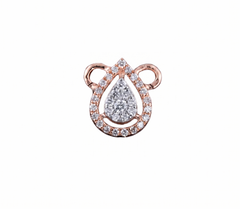 Gold & Diamond Pear-Shaped Mangalsutra For Women KRC50121