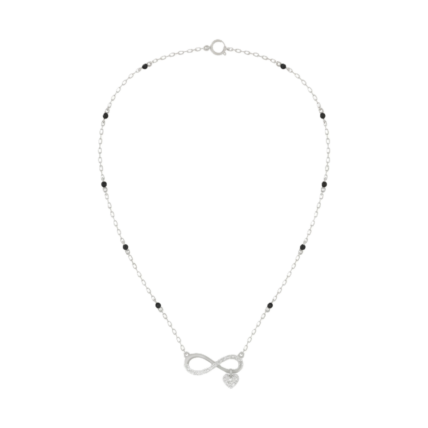 Gold & Diamond Infinity Design Mangalsutra For Women KRC50106