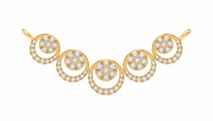 18K Gold & Diamond Round Mangalsutra For Women KRL90120