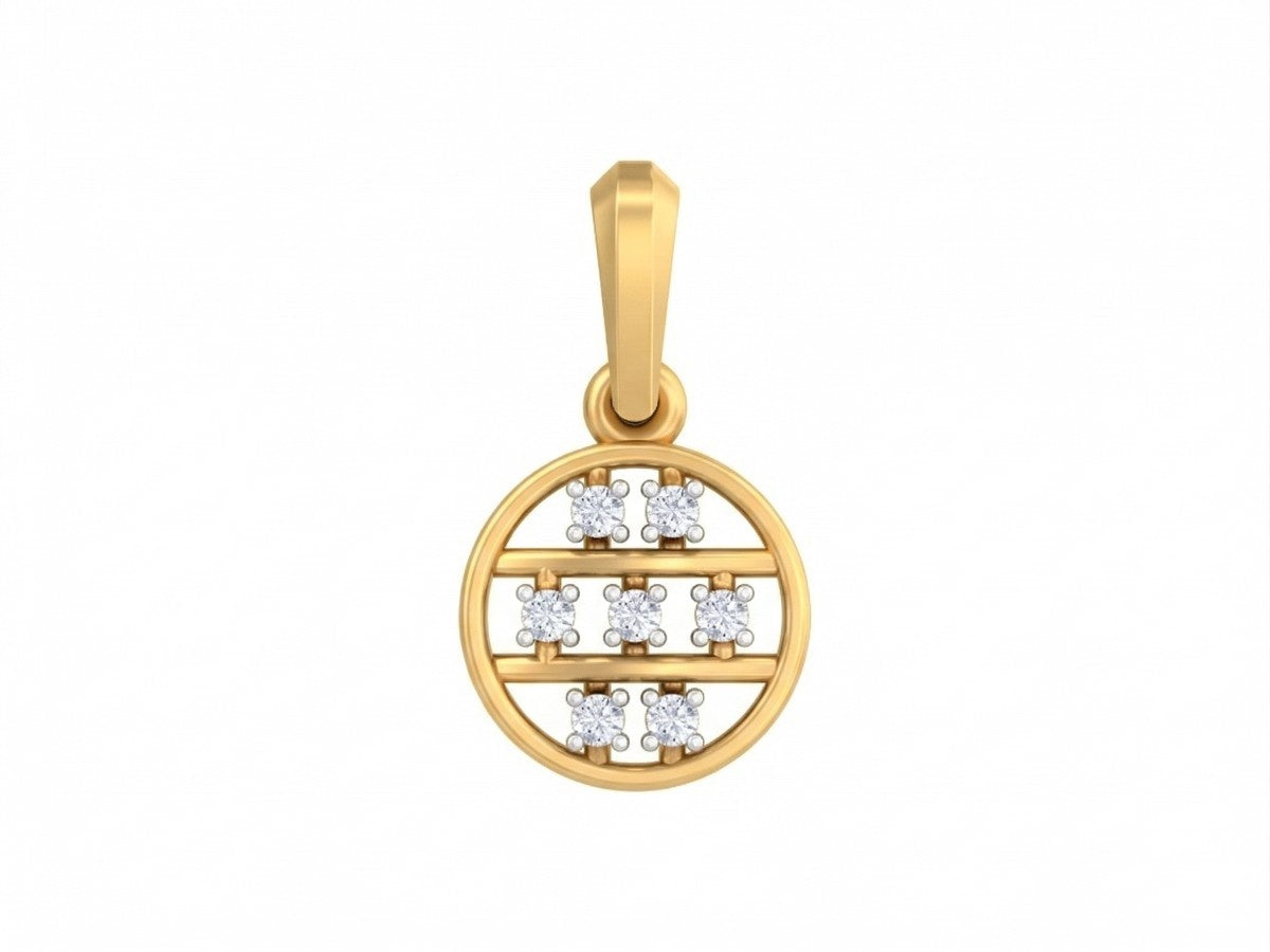 Fine gold and diamond pendant perfect for gifting.