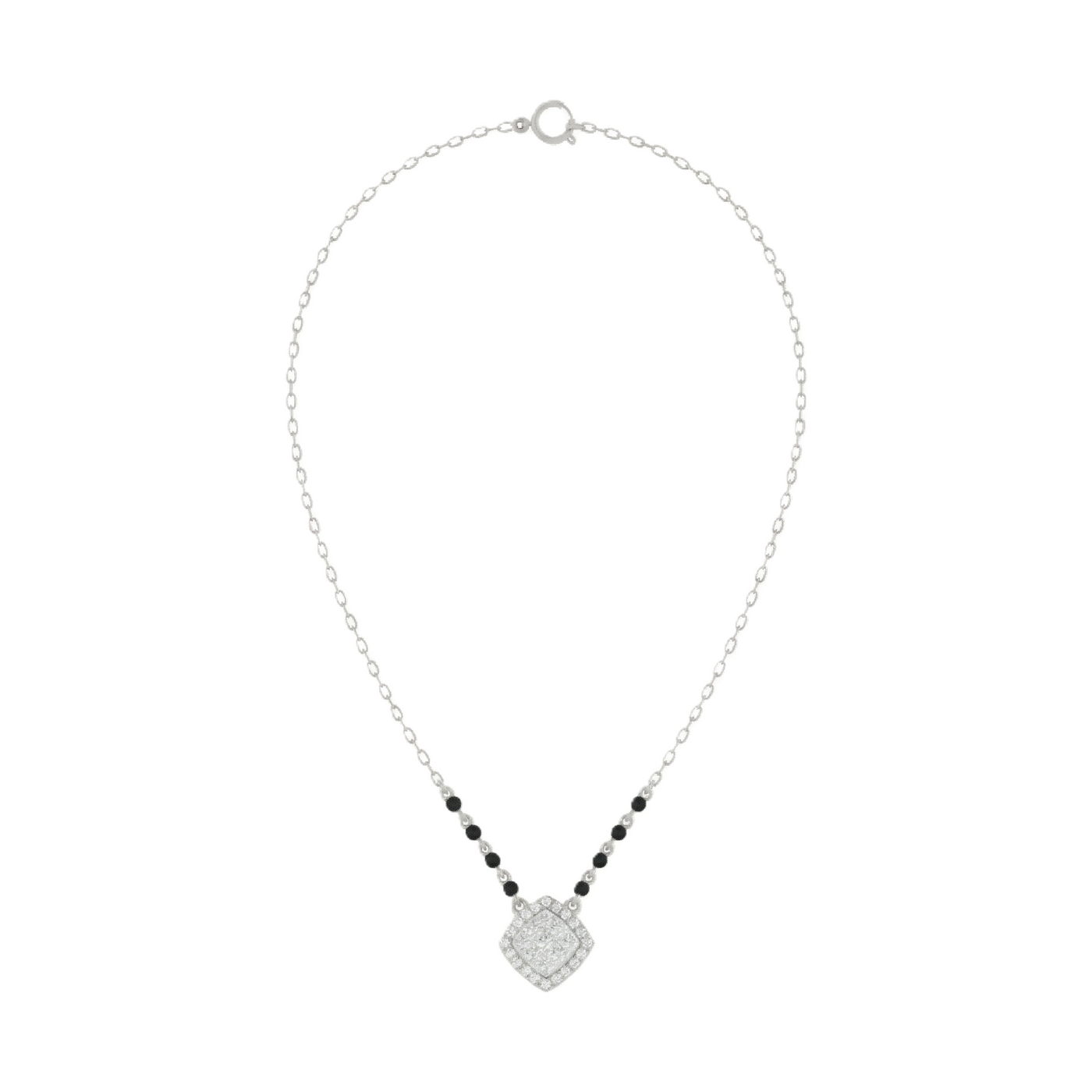 Gold & Diamond Modern Beaded Mangalsutra For Women KRC50158