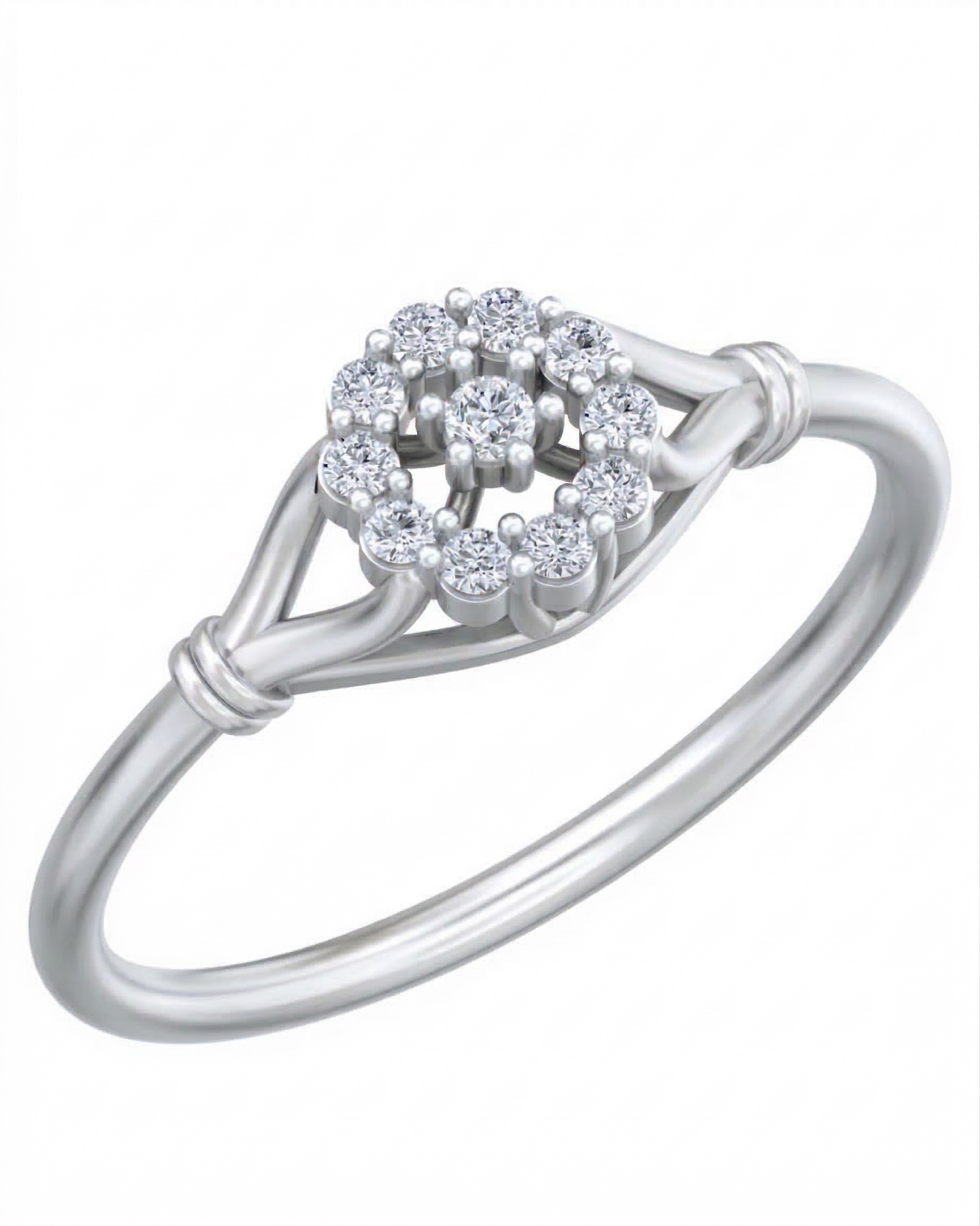 Gold & Diamond Ring For Women KRC10724