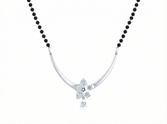 18K Gold & Diamond Beaded Mangalsutra For Women KSK201