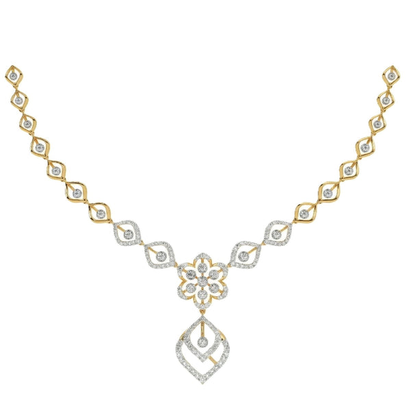 Gold & Diamond Necklace Set KRC60140