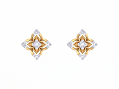Yellow Gold Diamond Earring | under 40k 