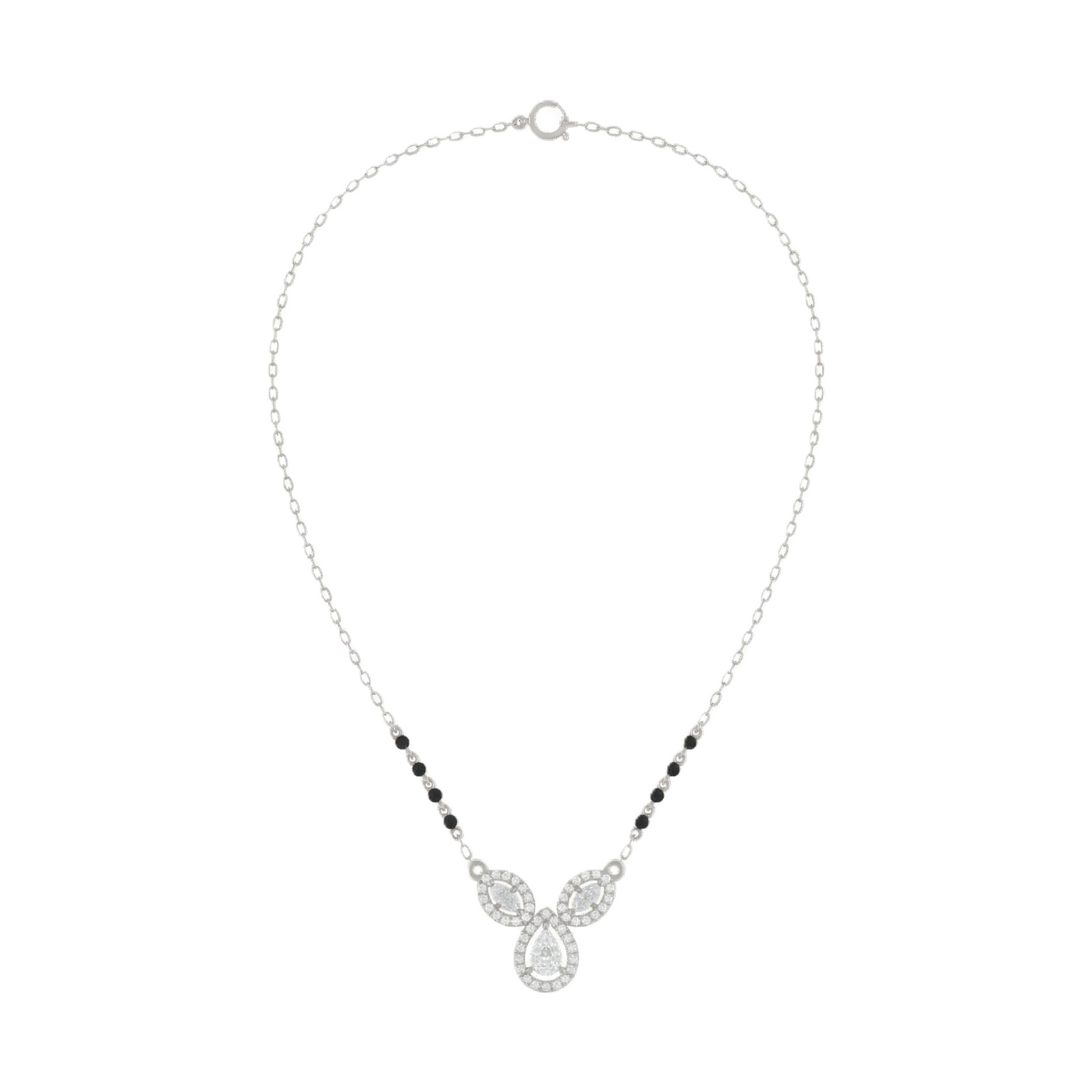 Gold & Diamond Modern Mangalsutra For Women KRC50112
