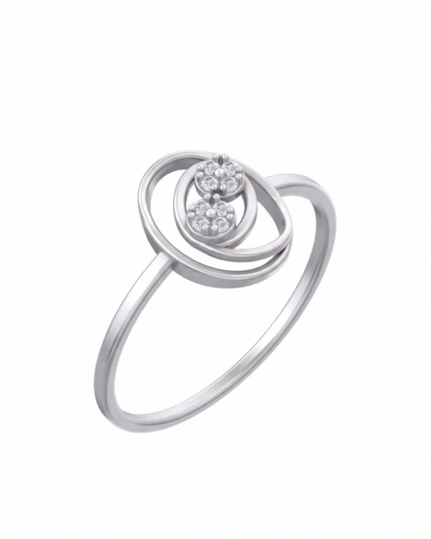 Gold & Diamond Dailywear Ring For Women KRC10366