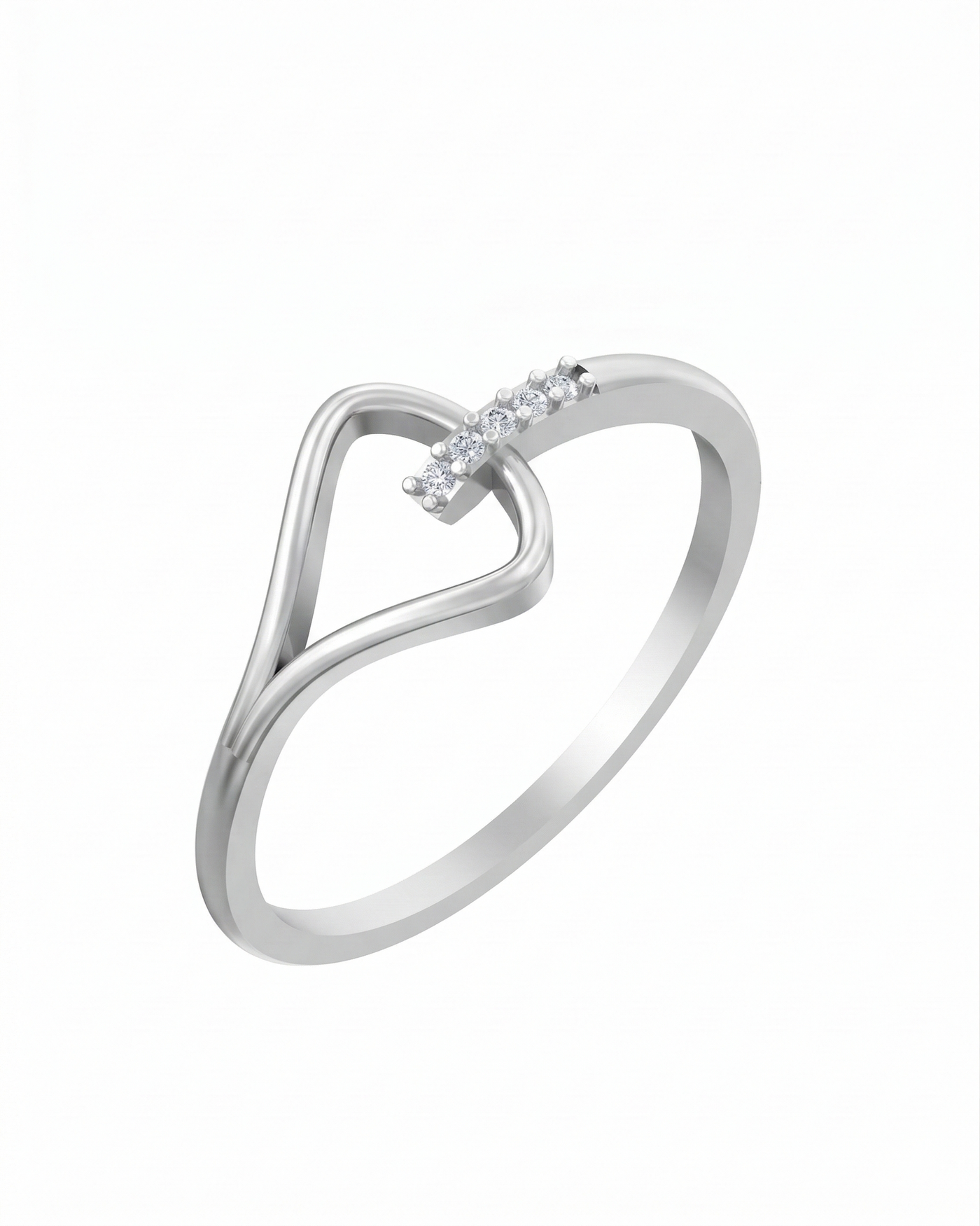 Gold & Diamond Dailywear Ring For Women KRC10363
