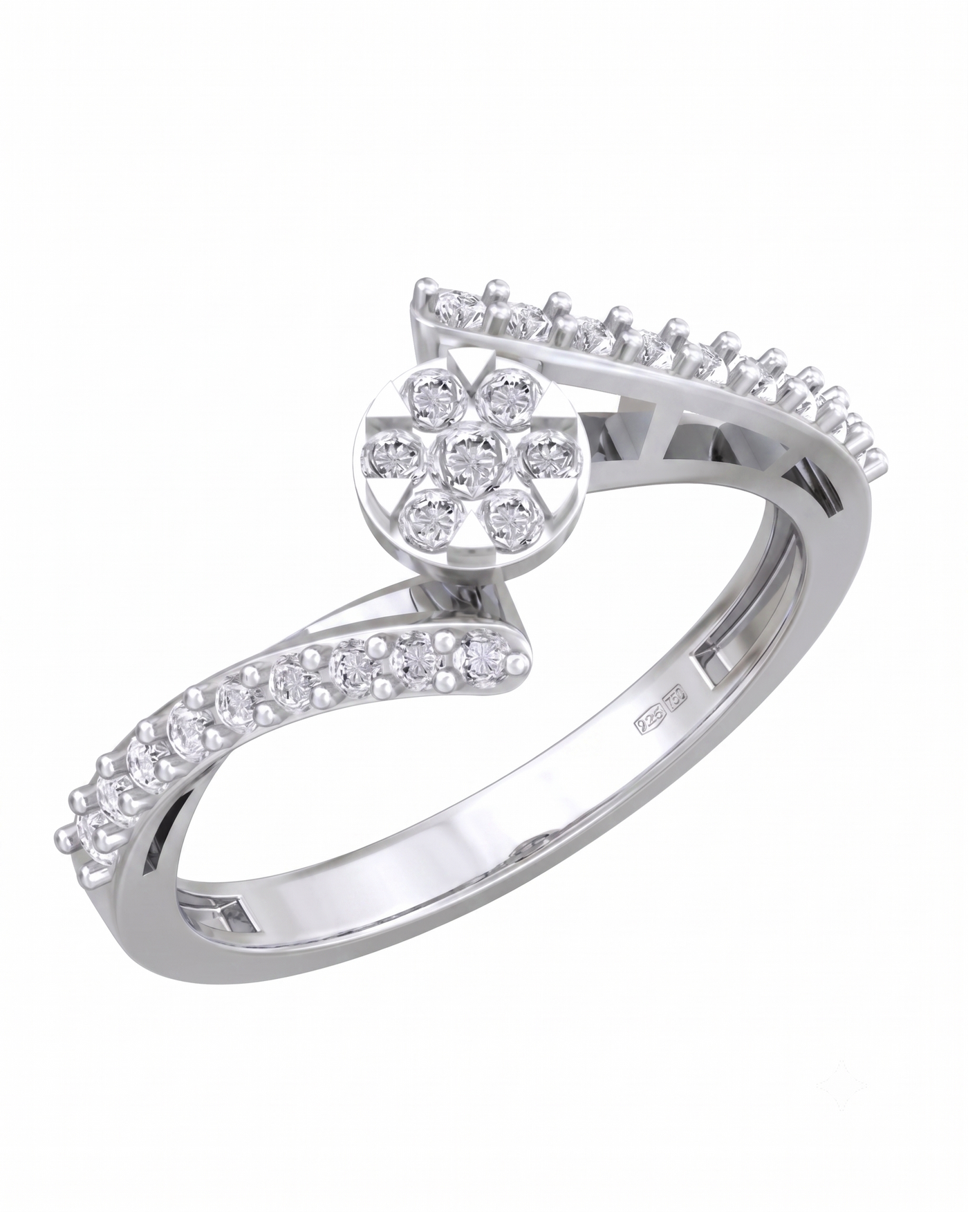Gold & Diamond Engagement Ring For Women KRC10774