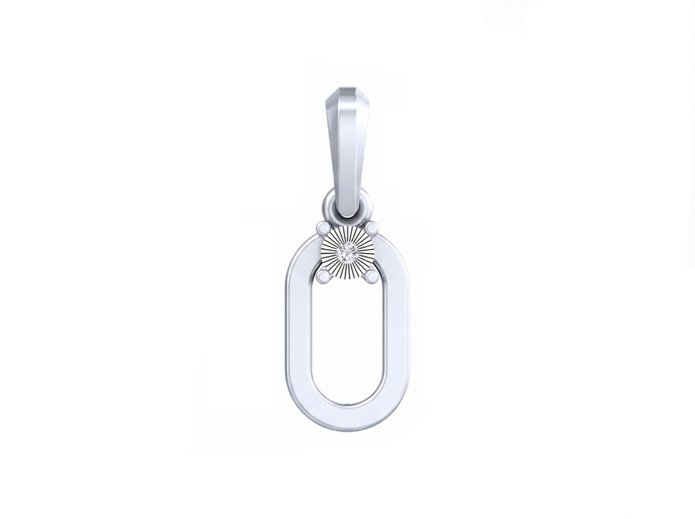 Gold & Diamond Solitaire Pendant Set KRB40204