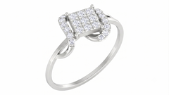 Gold & Diamond Cocktail Ring For Women KRC10305