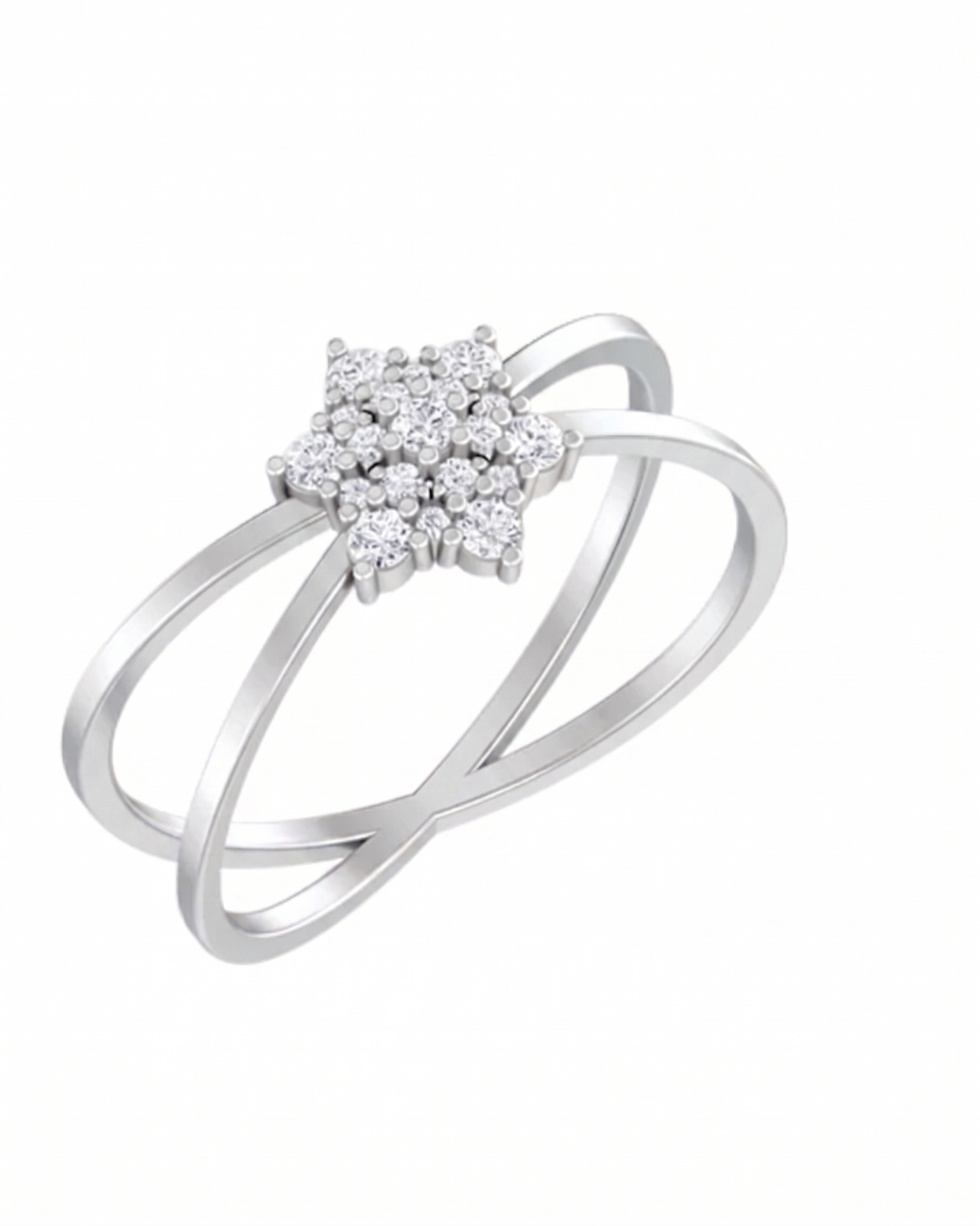 Gold & Diamond Engagement Ring For Women KRB10141
