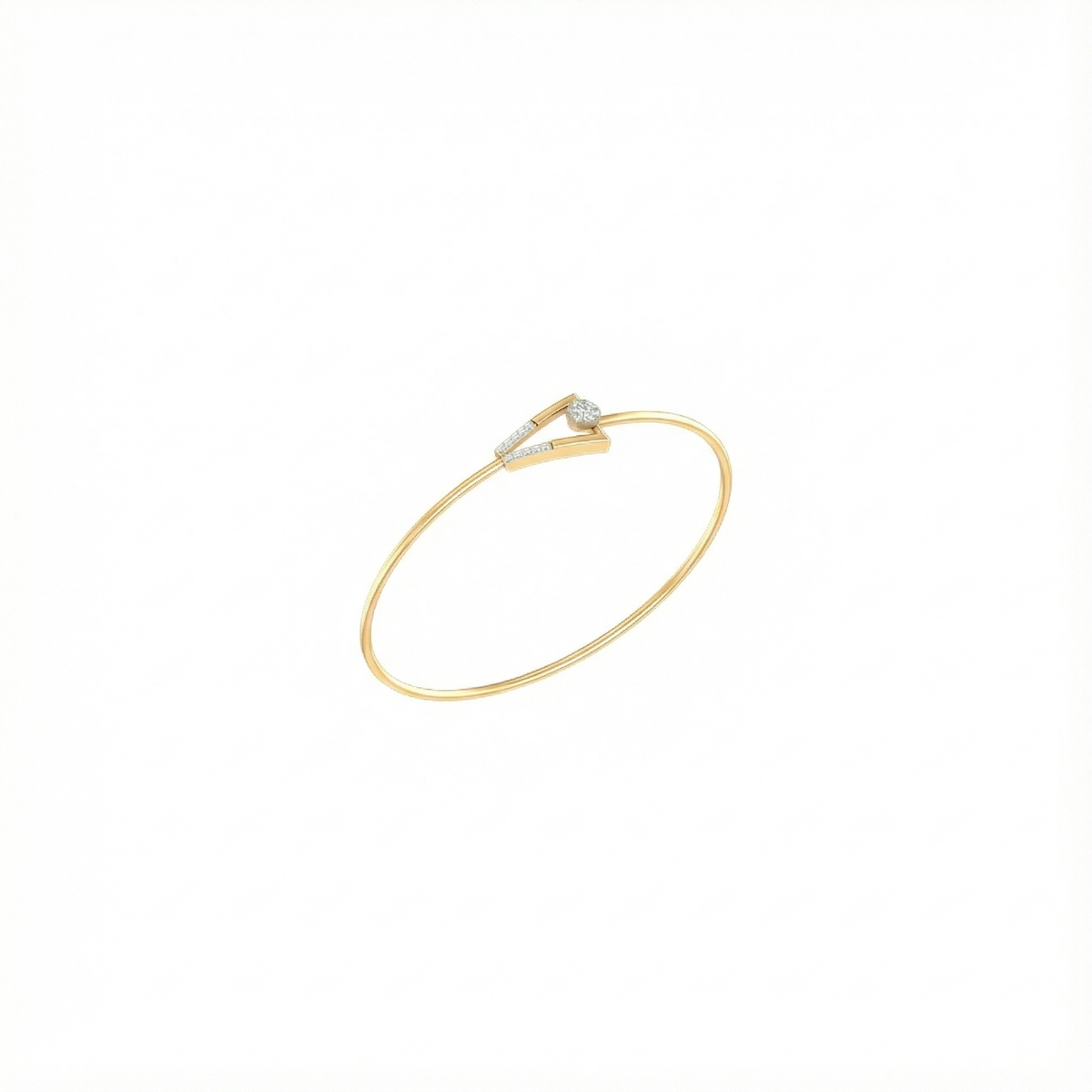 18K Gold & Diamond Women Bracelet PLBR-03