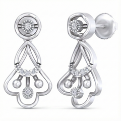 14K Gold & Diamond Women Dangler Earring KRB44067E