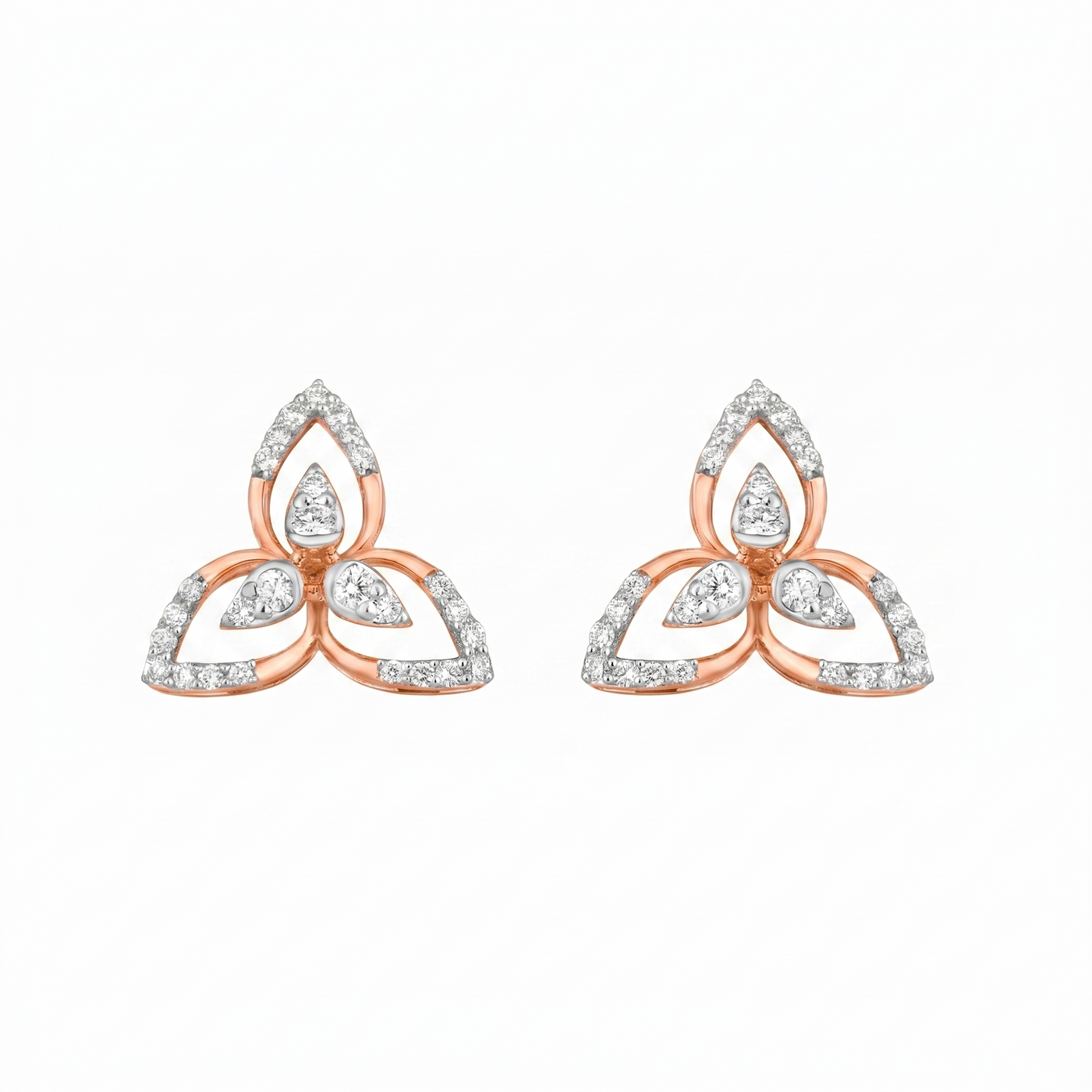 Gold & Diamond Women Floral Earring ES0149MYD0001
