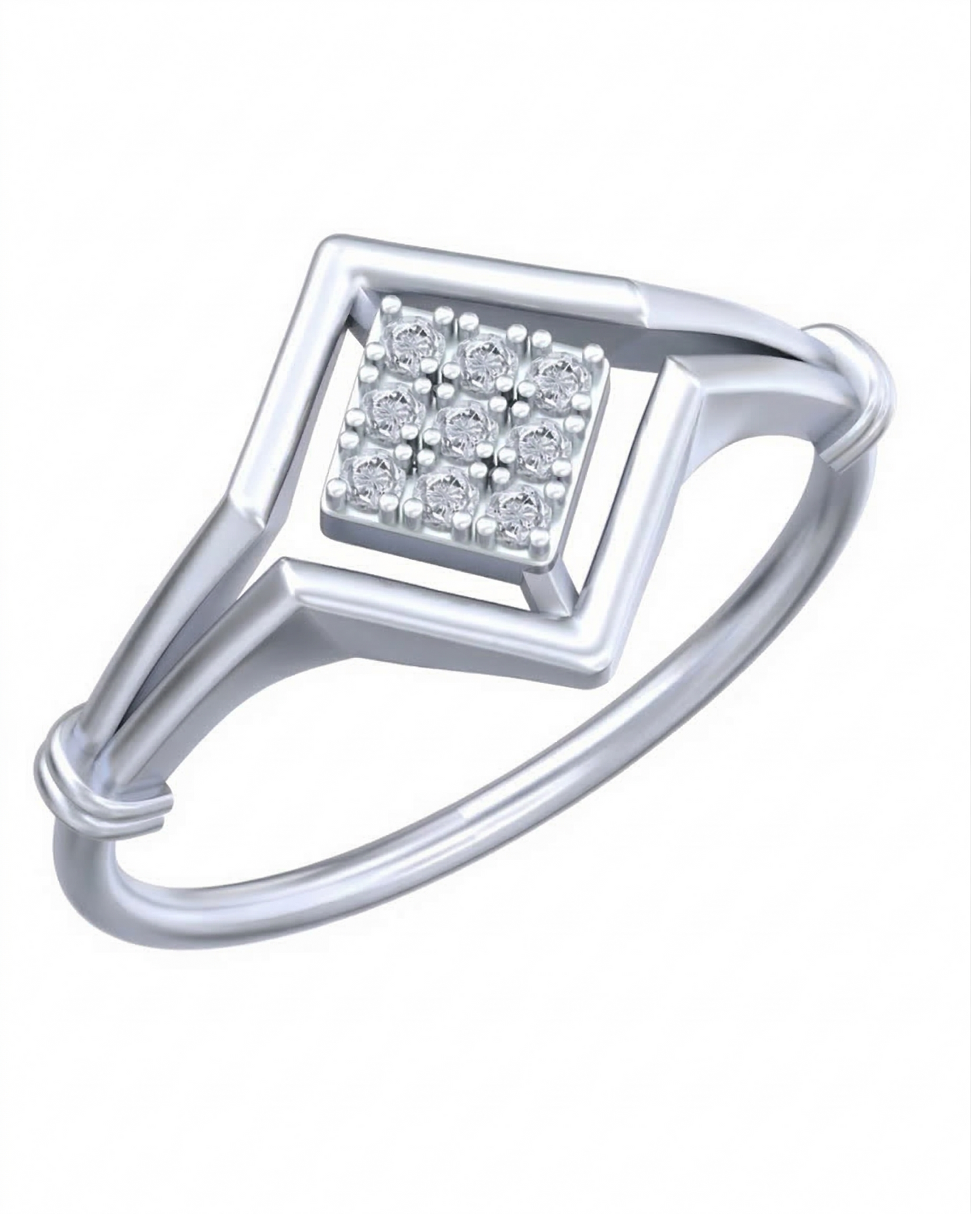 Gold & Diamond Ring For Women KRC10718