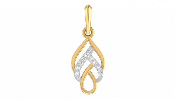 Gold & Diamond Dailywear PENDANT SET KRC40562