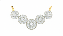 18K Gold & Diamond Round Mangalsutra For Women KRA90150