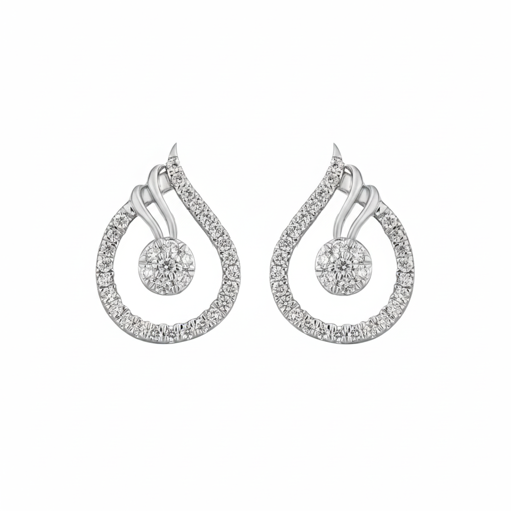 Gold & Diamond Women Stud Earring EP6163JYD0012