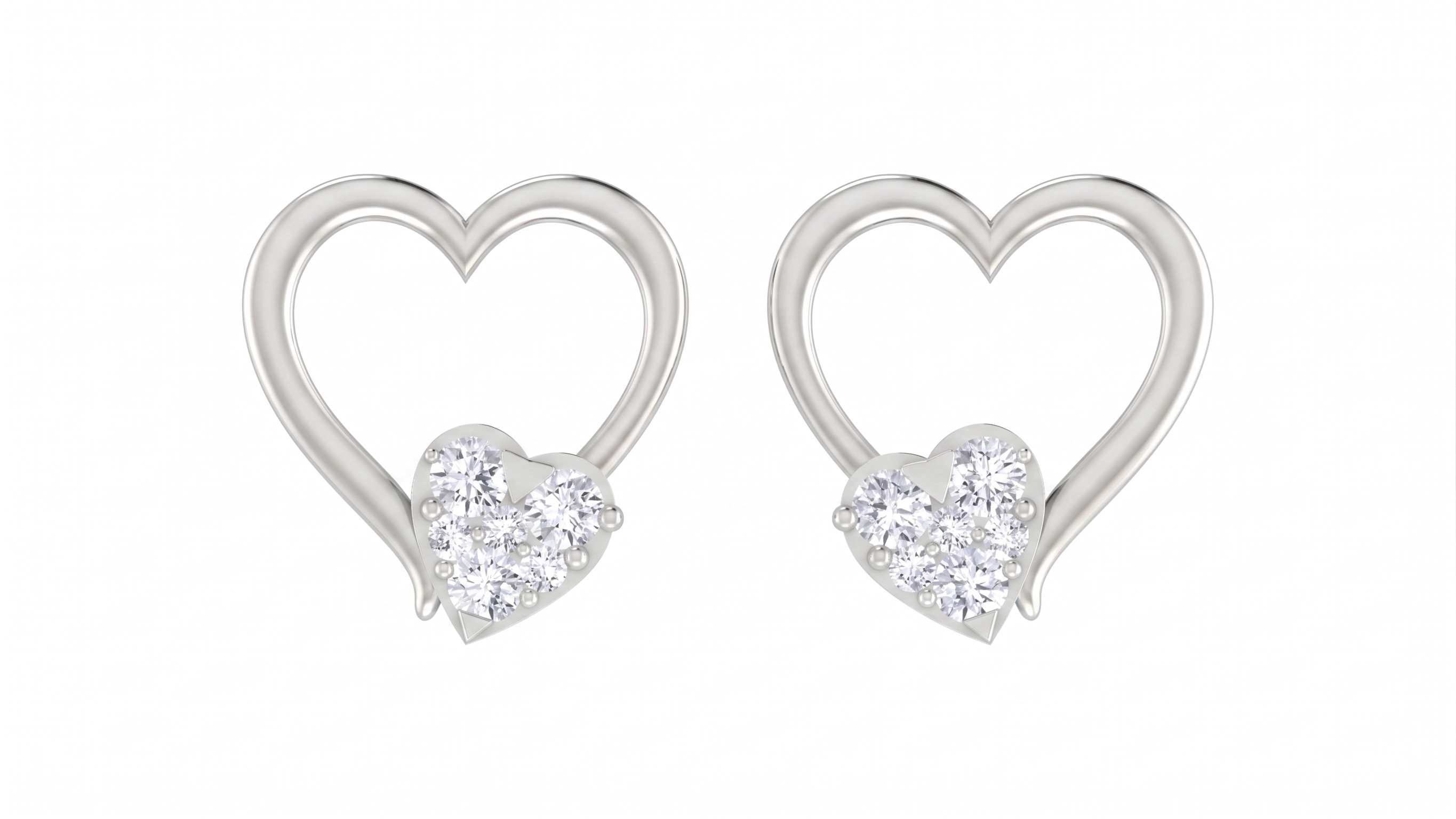 White Gold Diamond Earring | under 40k 