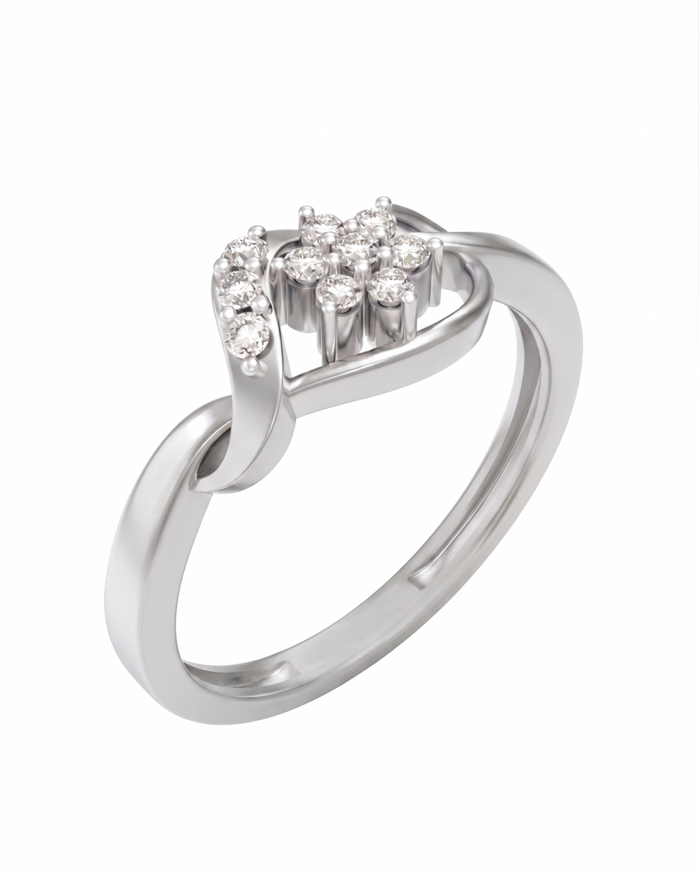 Gold & Diamond Ring For Women KRC10844