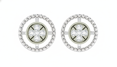 18K Gold & Diamond Women Stud Earring KRA40146E