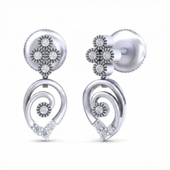 14K Gold & Diamond Women Dangler Earring KRB44073E