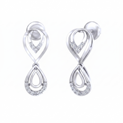 Gold & Diamond Women Dangler Earring KRC60045E