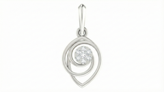 18K Gold & Diamond Dailywear Pendant Set KRA40164P