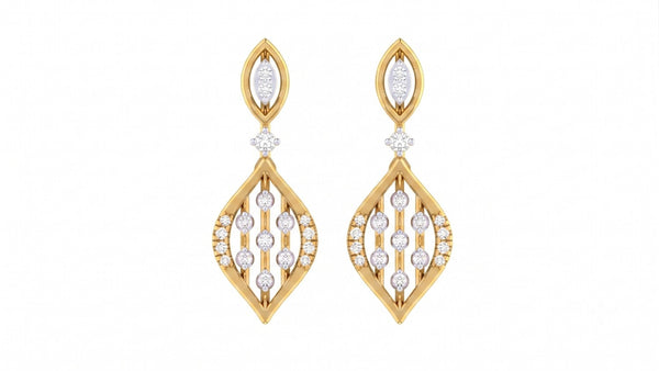 Gold & Diamond Women Drop Earring KRC60101E
