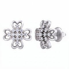 White Gold Diamond Earring | under 40k 