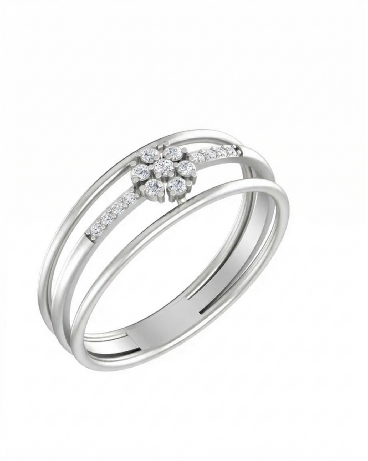 Gold & Diamond Engagement Ring For Women KRB10194