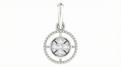 18K Gold & Diamond Dailywear Pendant Set KRA40146P