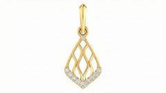 18K Gold & Diamond Dailywear PENDANT SET KRA40168P