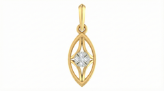 18K Gold & Diamond Dailywear PENDANT SET KRA40139P