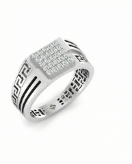 Gold & Diamond Engagement  Ring For Men KRB20013