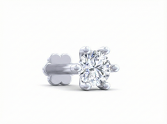 18K Gold & Diamond Stud Nose Pin KRA50040