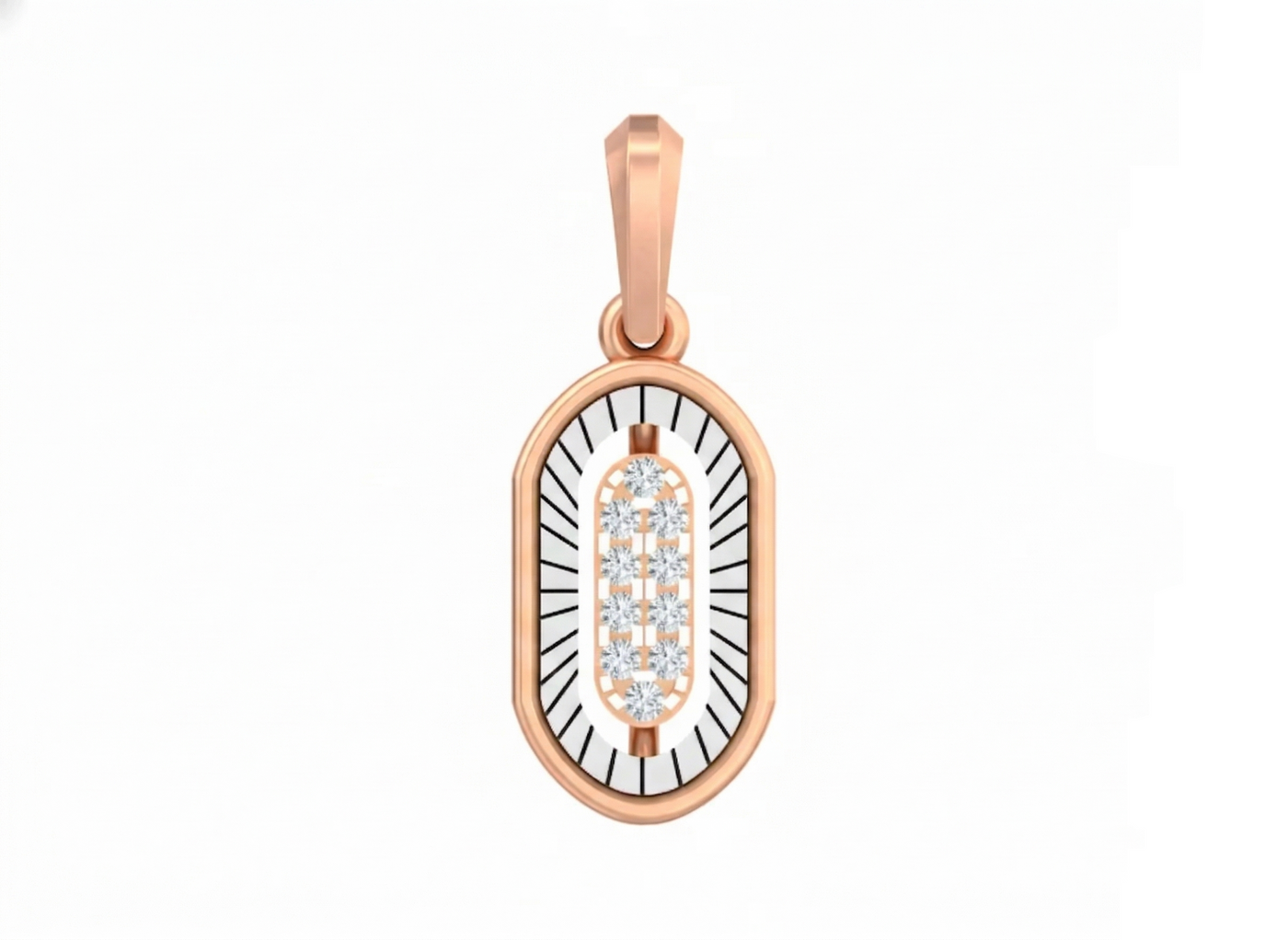 Gold & Diamond Dailywear Pendant KRB40234