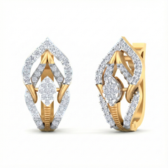 18K Gold & Diamond Women Engagement Earring KRB30015